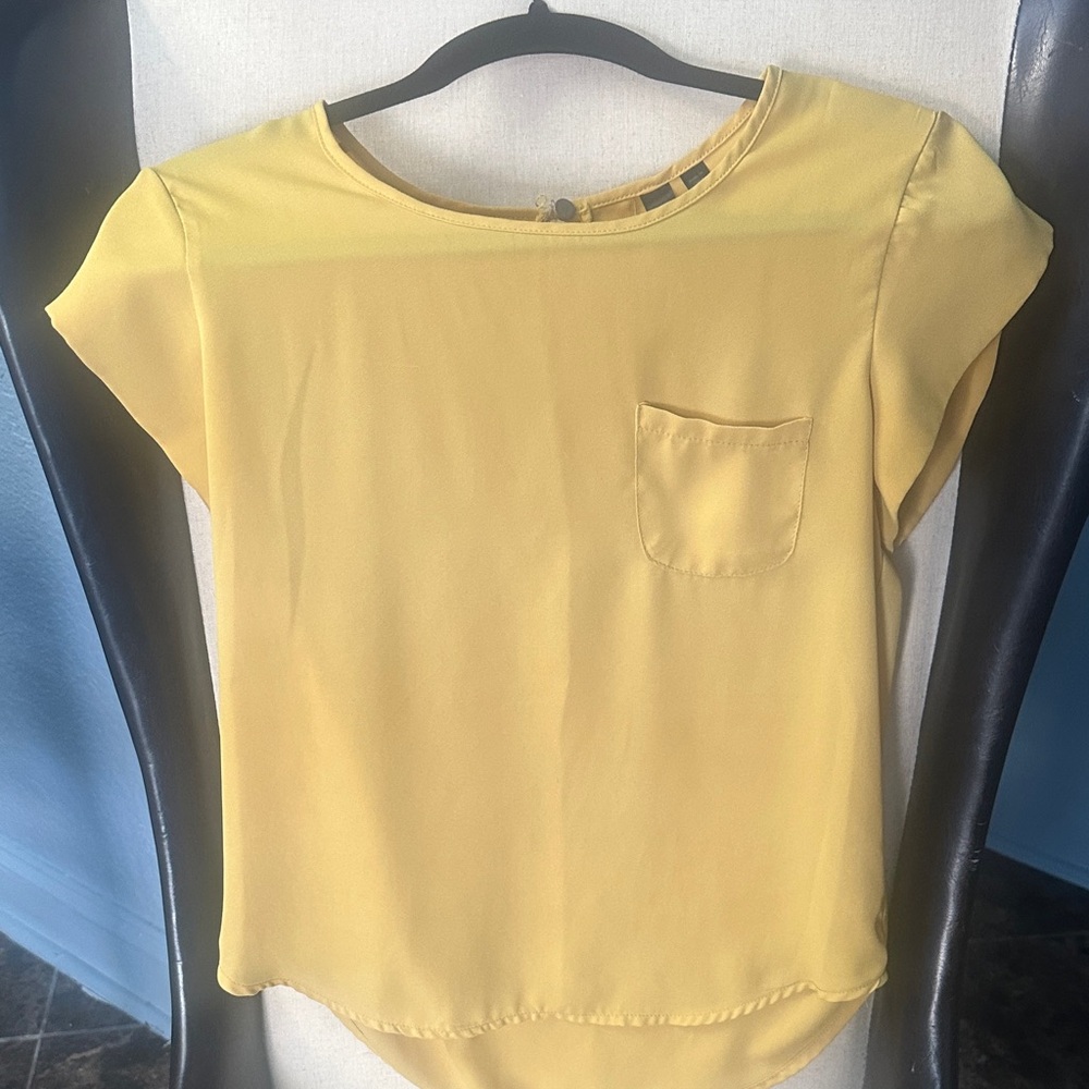 Mustard Yellow Women's Top